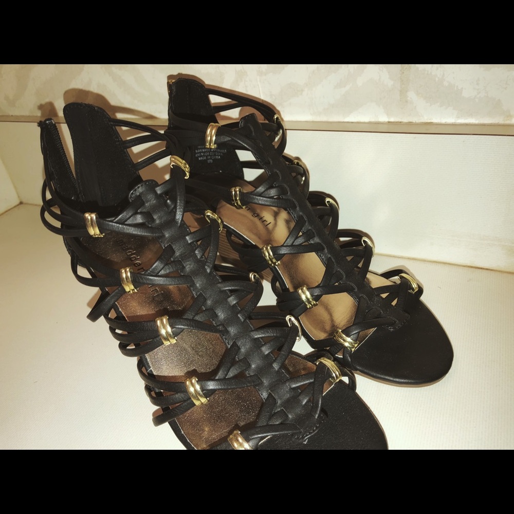 Black & Gold wedges